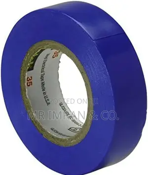 Blue Polyvinyl Chloride (Pvc) Vinyl Electrical Insulation Tape