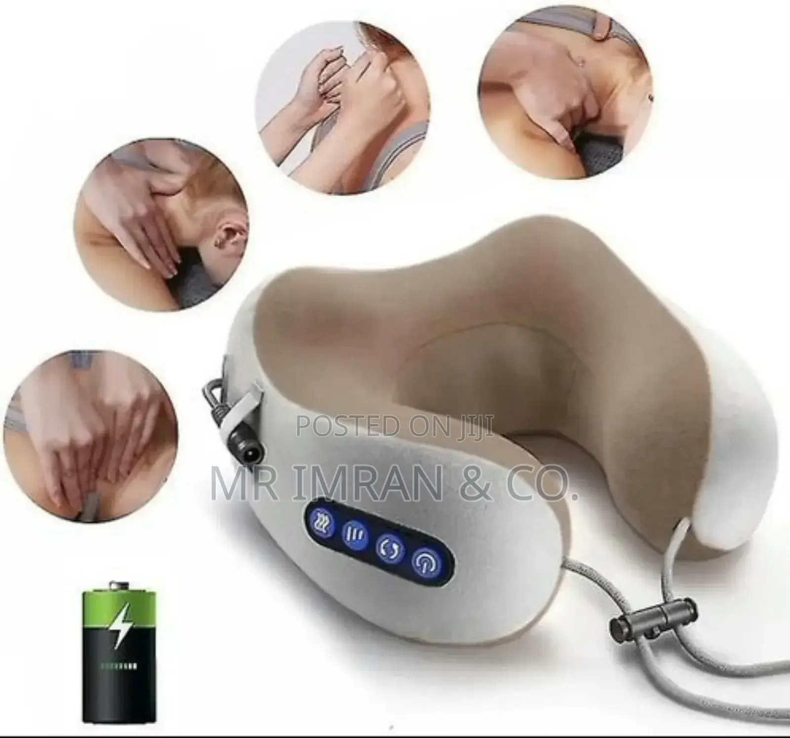 Electric U-Shaped Neck Massage Pillow.