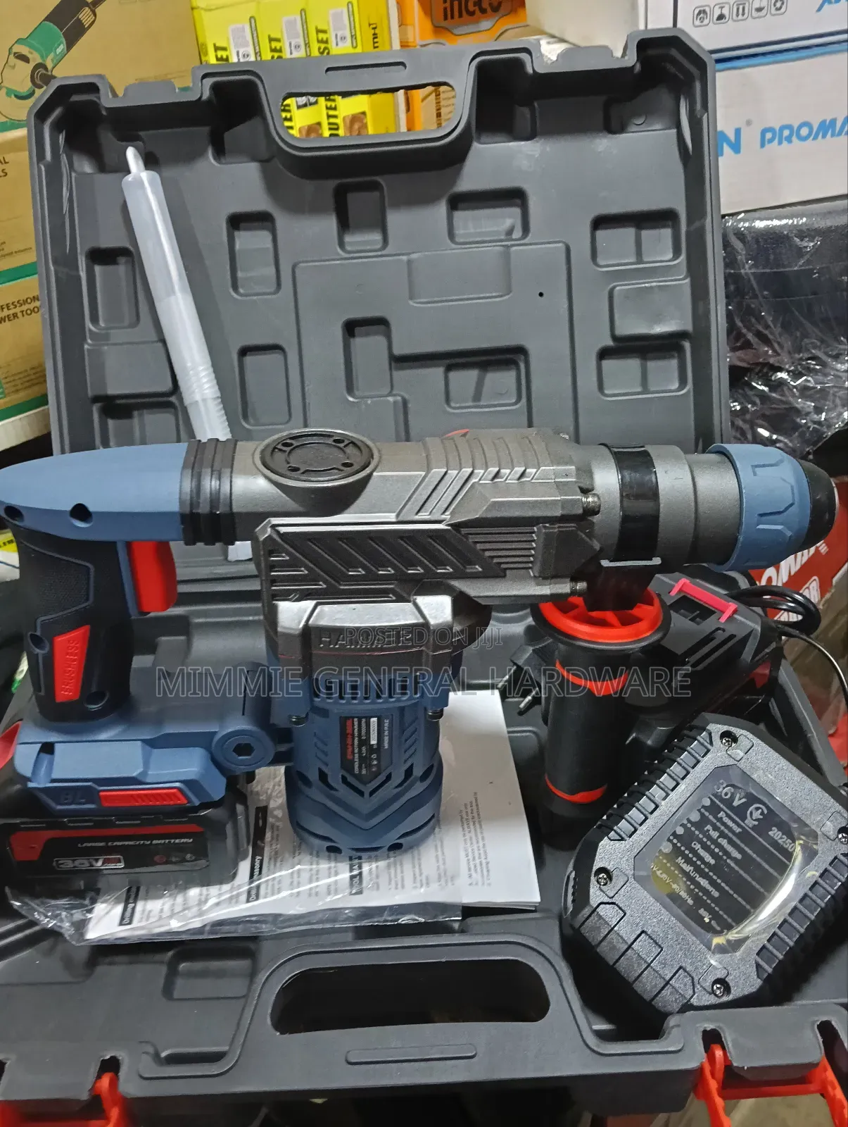 Edon Promax 36v Cordless Rotary Hammer Drill, Rechargeable Drill