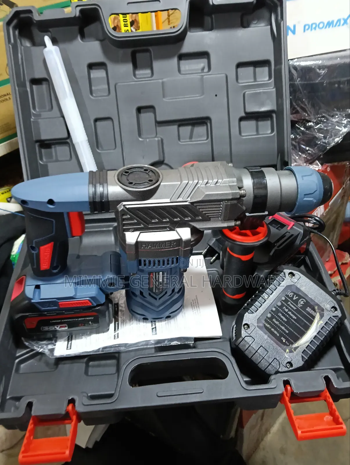 Edon Promax 36v Cordless Rotary Hammer Drill, Rechargeable Drill