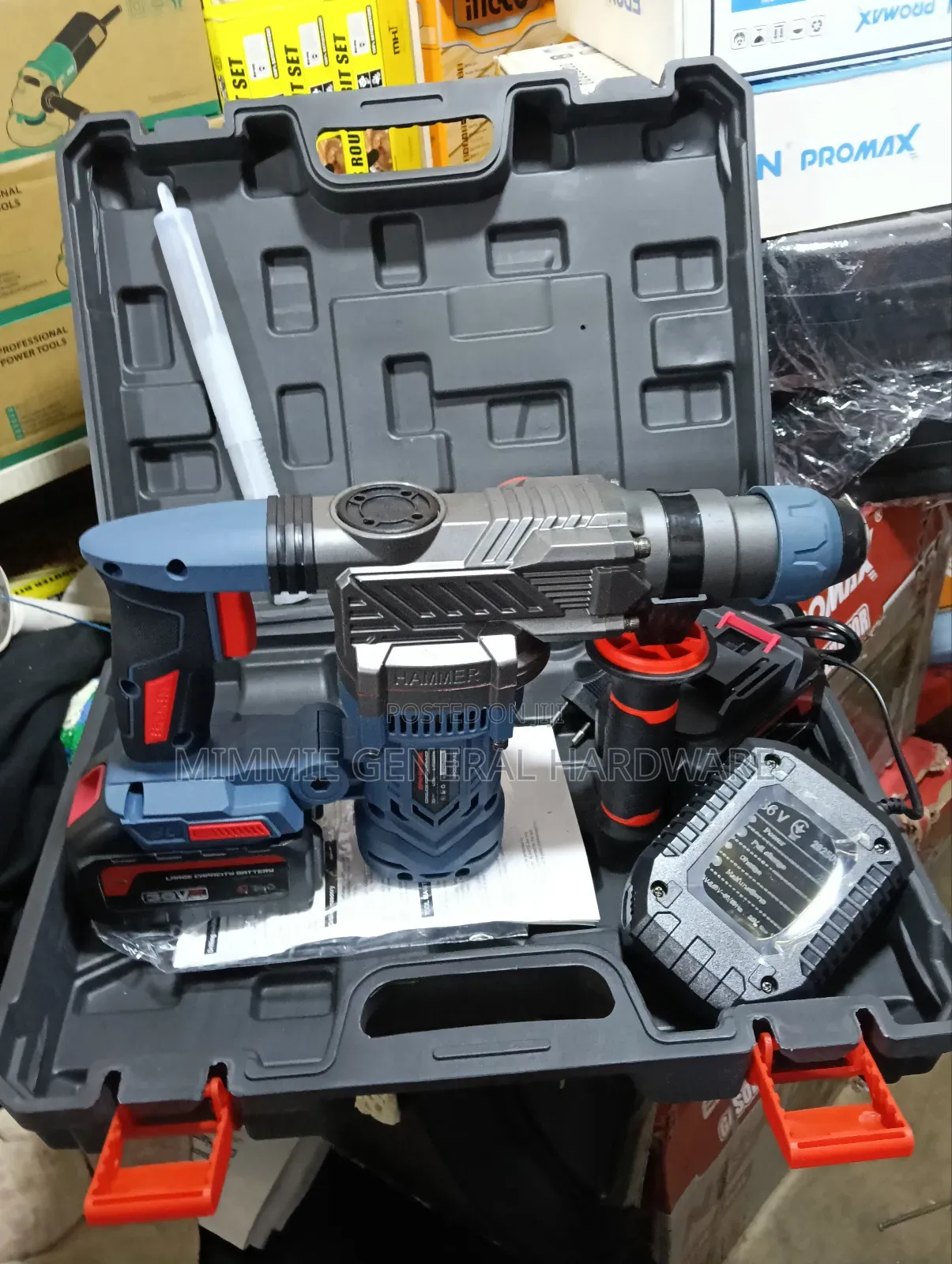 Edon Promax 36v Cordless Rotary Hammer Drill, Rechargeable Drill