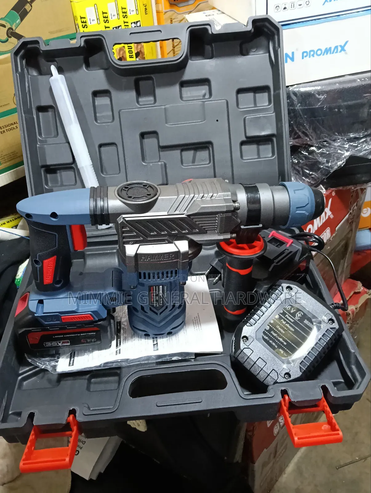 Edon Promax 36v Cordless Rotary Hammer Drill, Rechargeable Drill