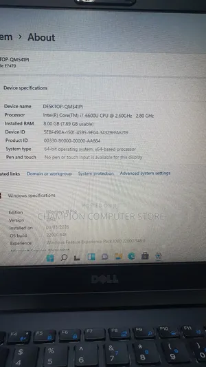 Laptop Dell Latitude E7470 8GB Intel Core i7 SSD 256GB