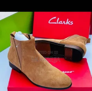 Clarks Suede Ankle Boots