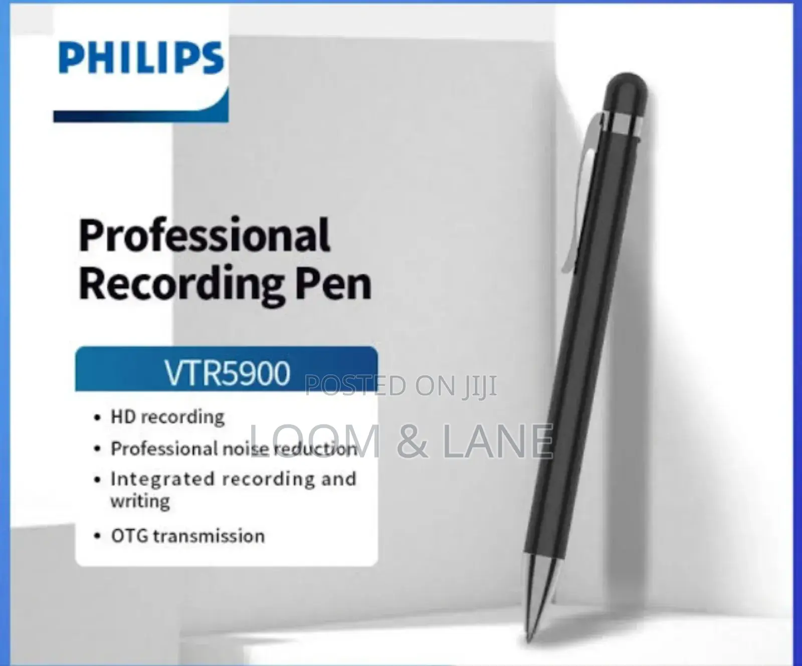 Simple Philips Voicetracer Audio Recorder Pen
