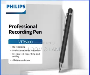 Simple Philips Voicetracer Audio Recorder Pen