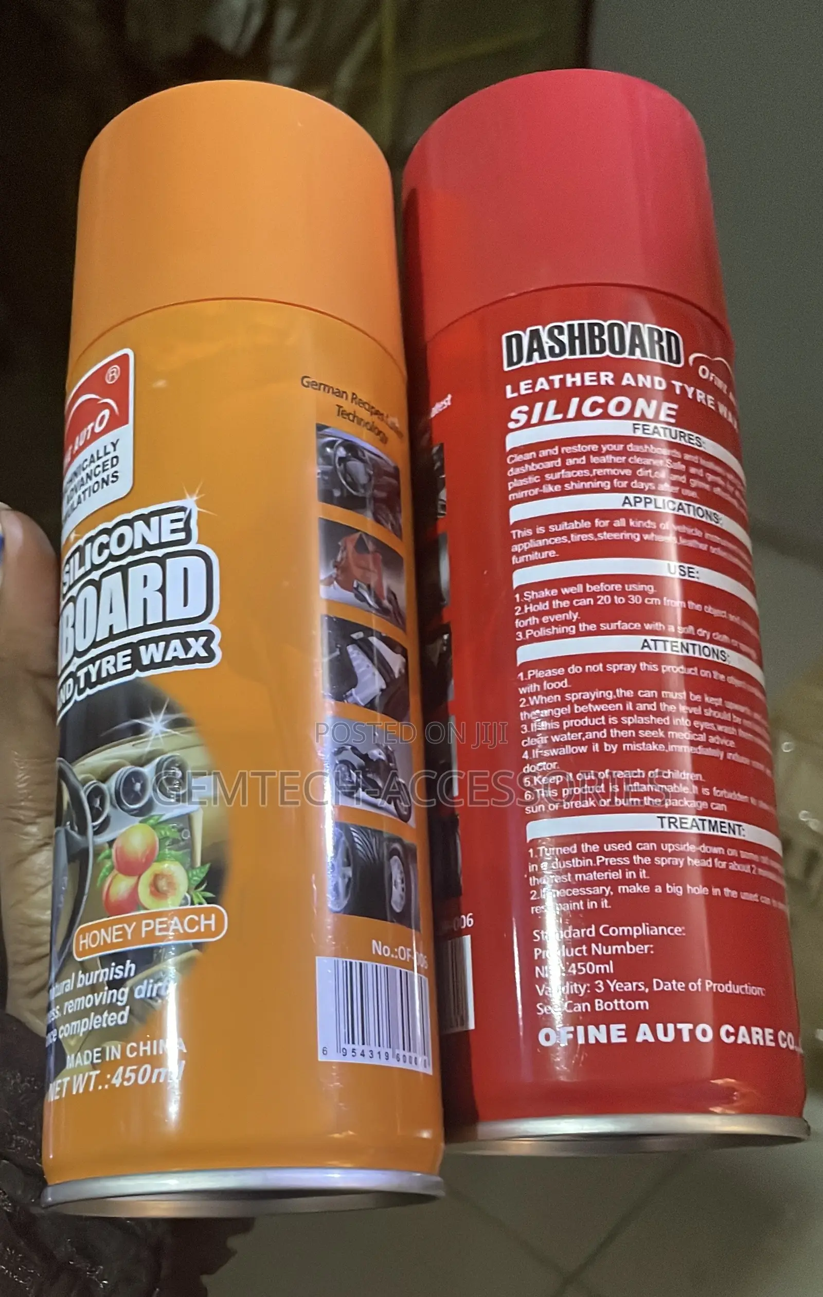 Dashboard Leather and Tyre Wax/Polish