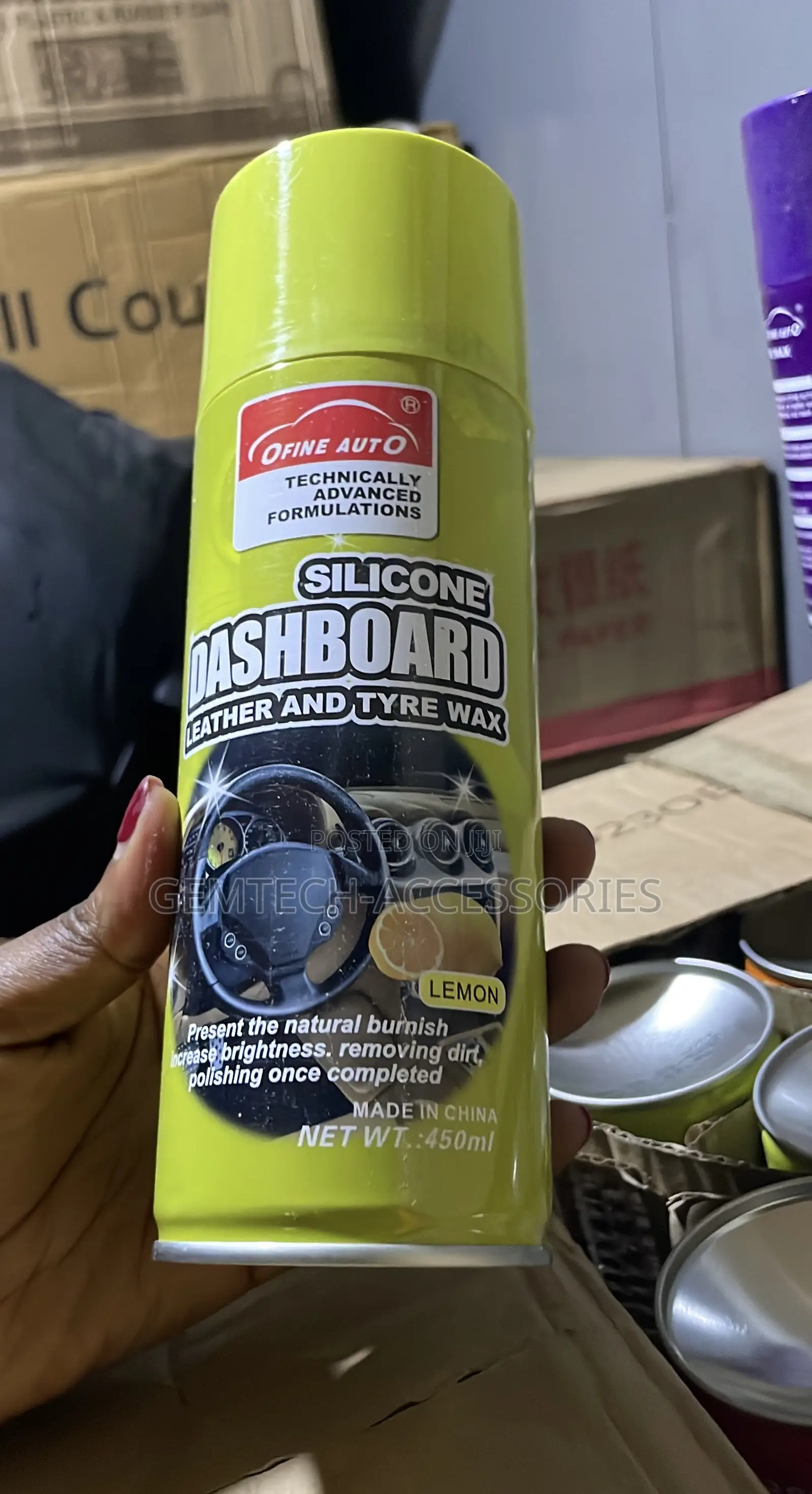 Dashboard Leather and Tyre Wax/Polish