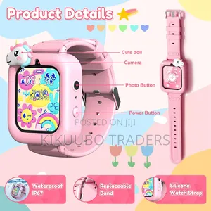 Kids Smart Watch With Camera Games – Unicorn Design, Touch Screen,