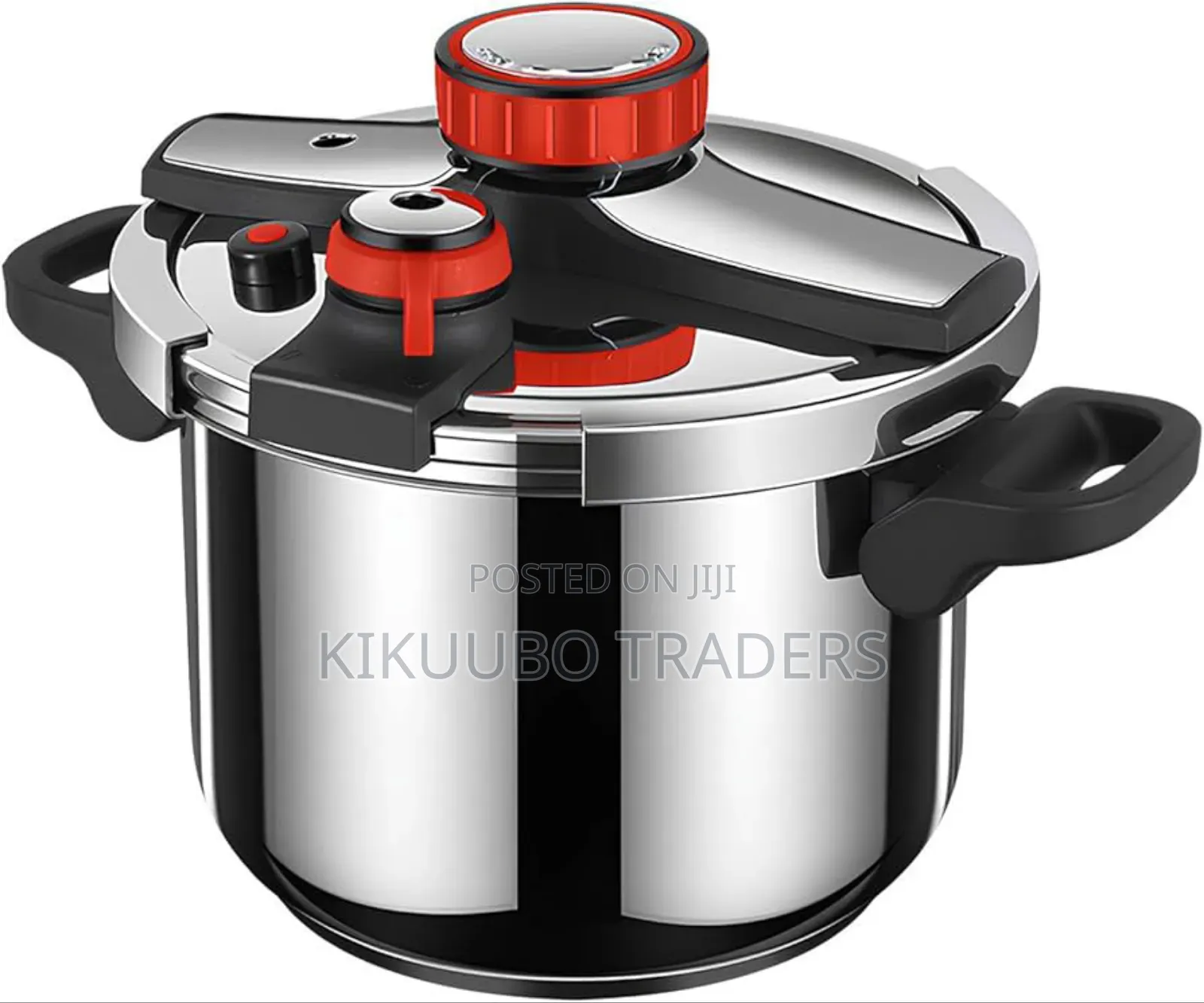 Pressure Cooker Stainless Steel Cookware + Easy Opening Closing Lid,