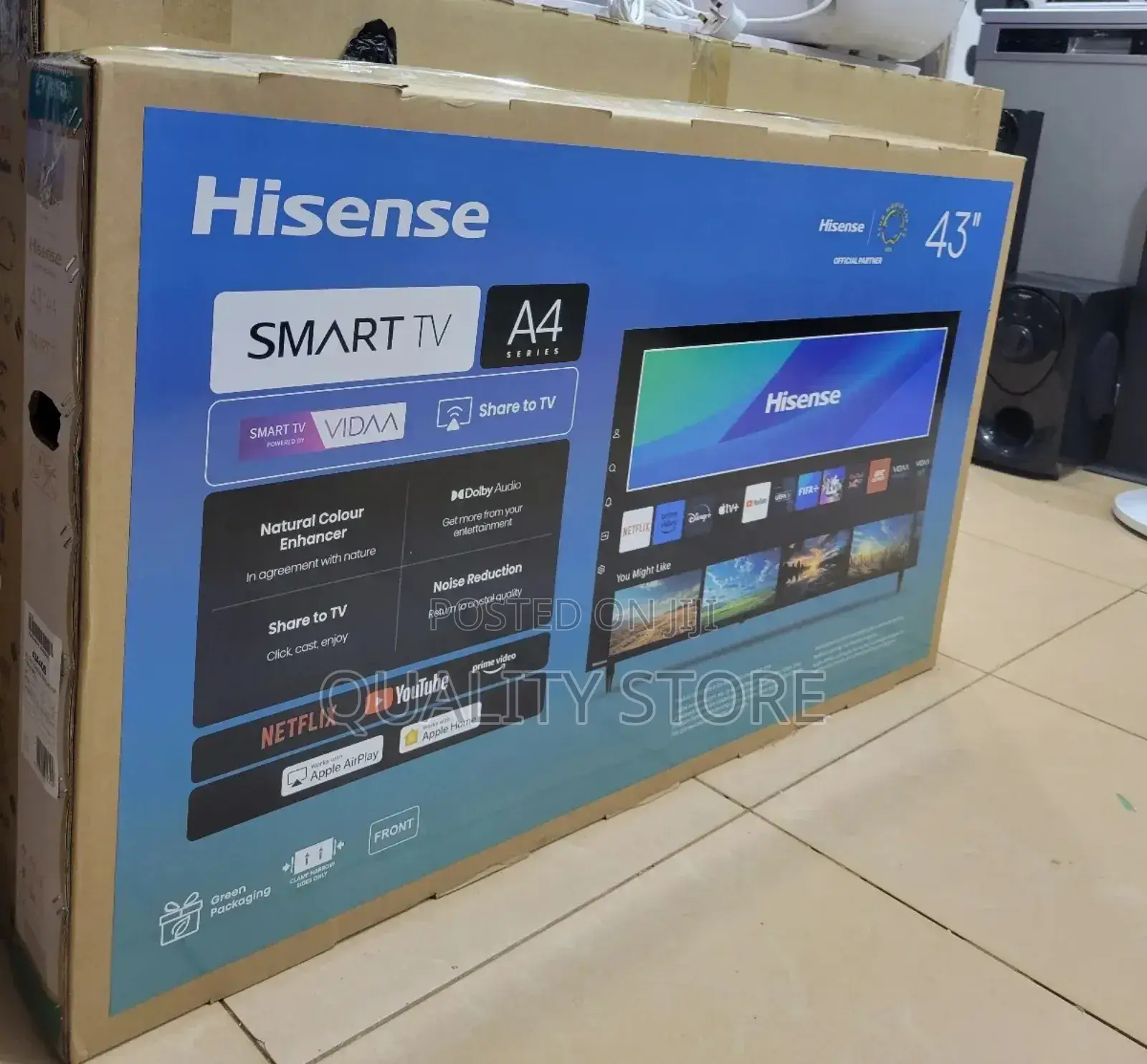 Hisense 43 Inches A4series Smart Tv