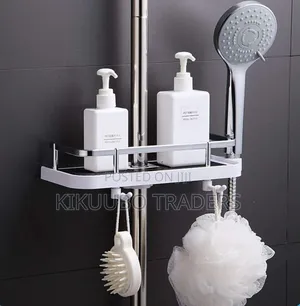 Bathroom Showersshel No Drilling Holders Multifunctional Storage Rack