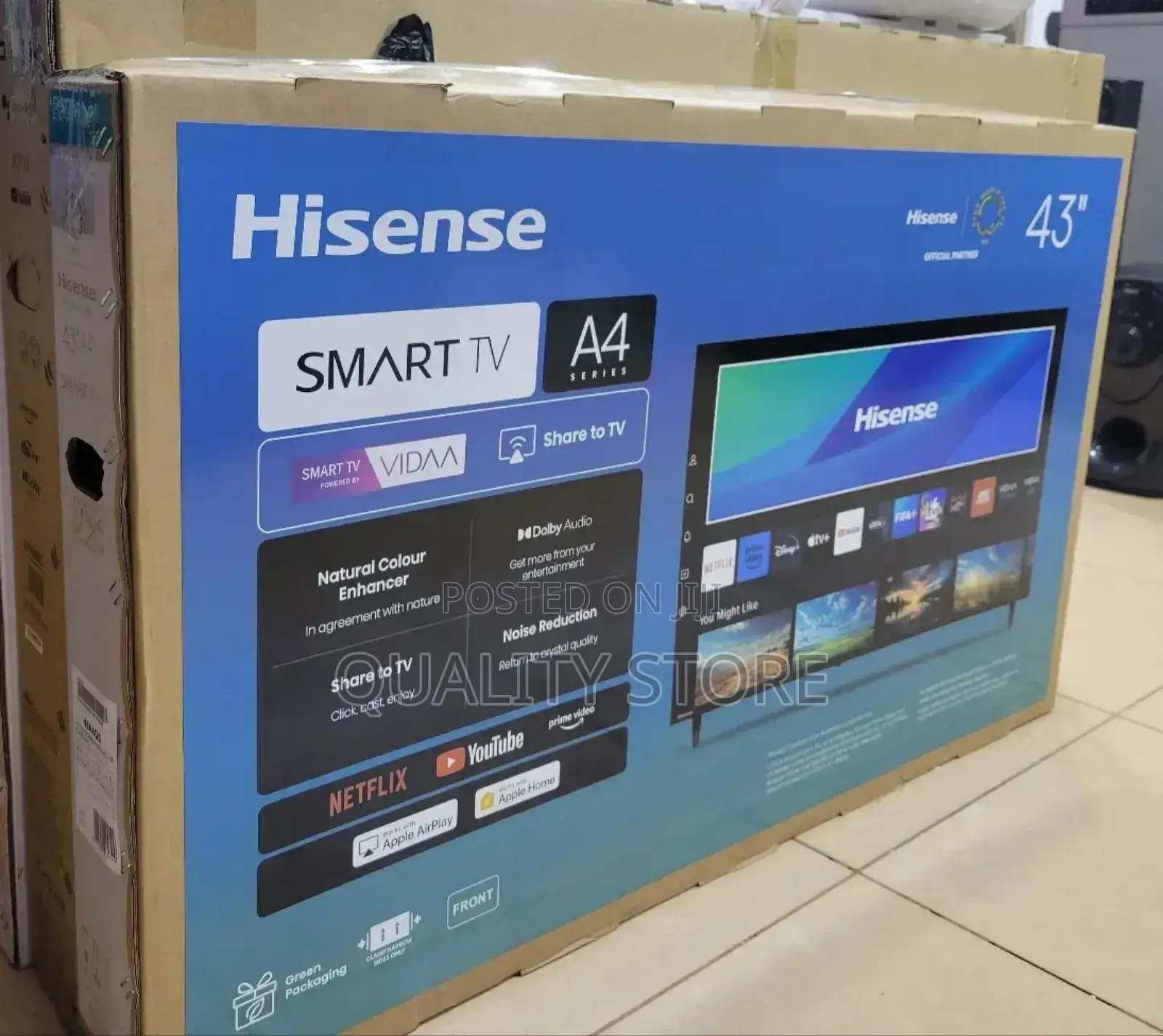 Hisense 43 Inches A4series Smart Tv