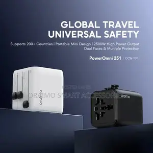 Oraimo Poweromni 251 2500w Multi-Plug Travel Converter