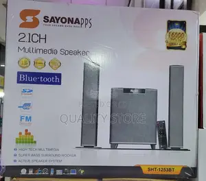 Sayona 2.1 Channel Multimedia Speaker System SHT-1253bt