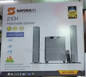 Sayona 2.1 Channel Multimedia Speaker System SHT-1253bt