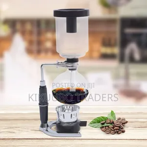 Glass Siphon Coffee Maker, 360ml Tabletop Glass Siphon Pot Glass