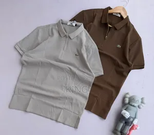 Lacoste Zipper-Front Polo Shirt