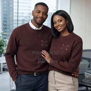 Maison Margiela Brown Rib-Knit Sweaters.