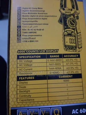 Ac Clamp Metre