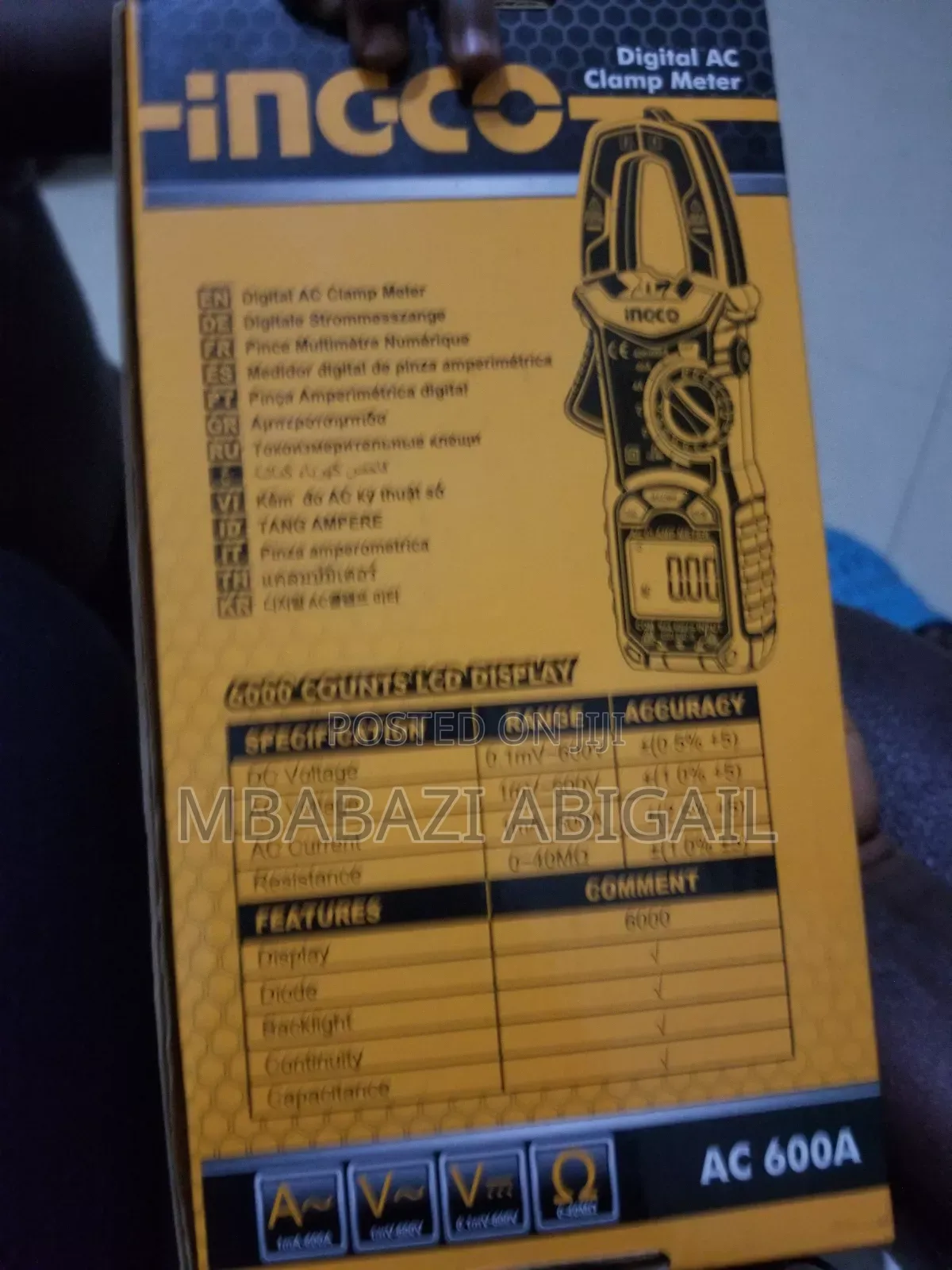 Ac Clamp Metre