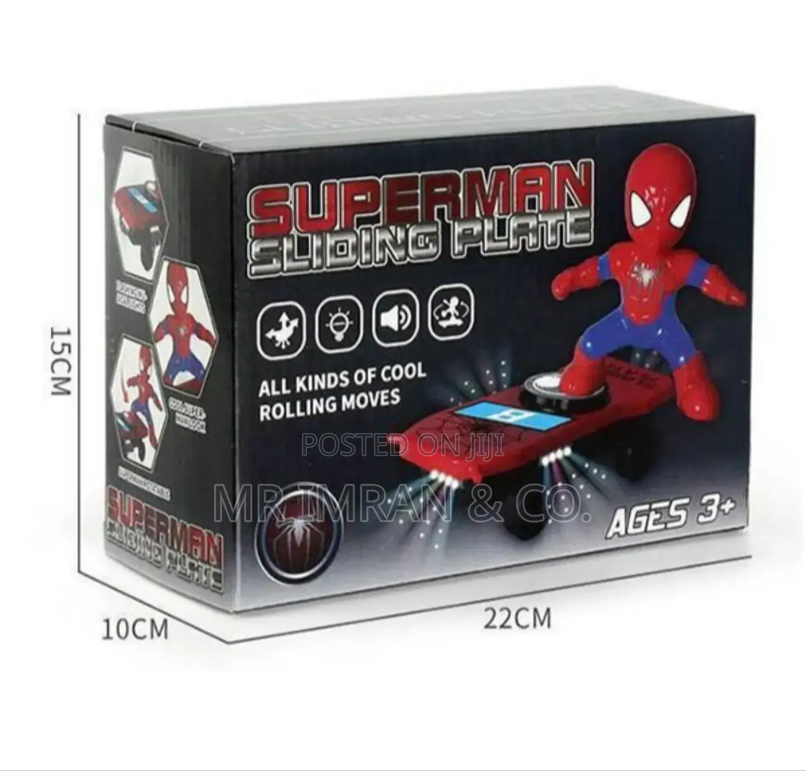 Spider-Man Electric Stunt Scooter Toy