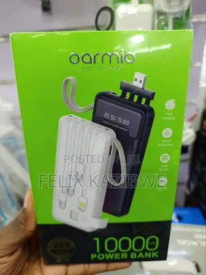 Oraimo 10,000mah 4-in-1 Fast Charge Power Bank.