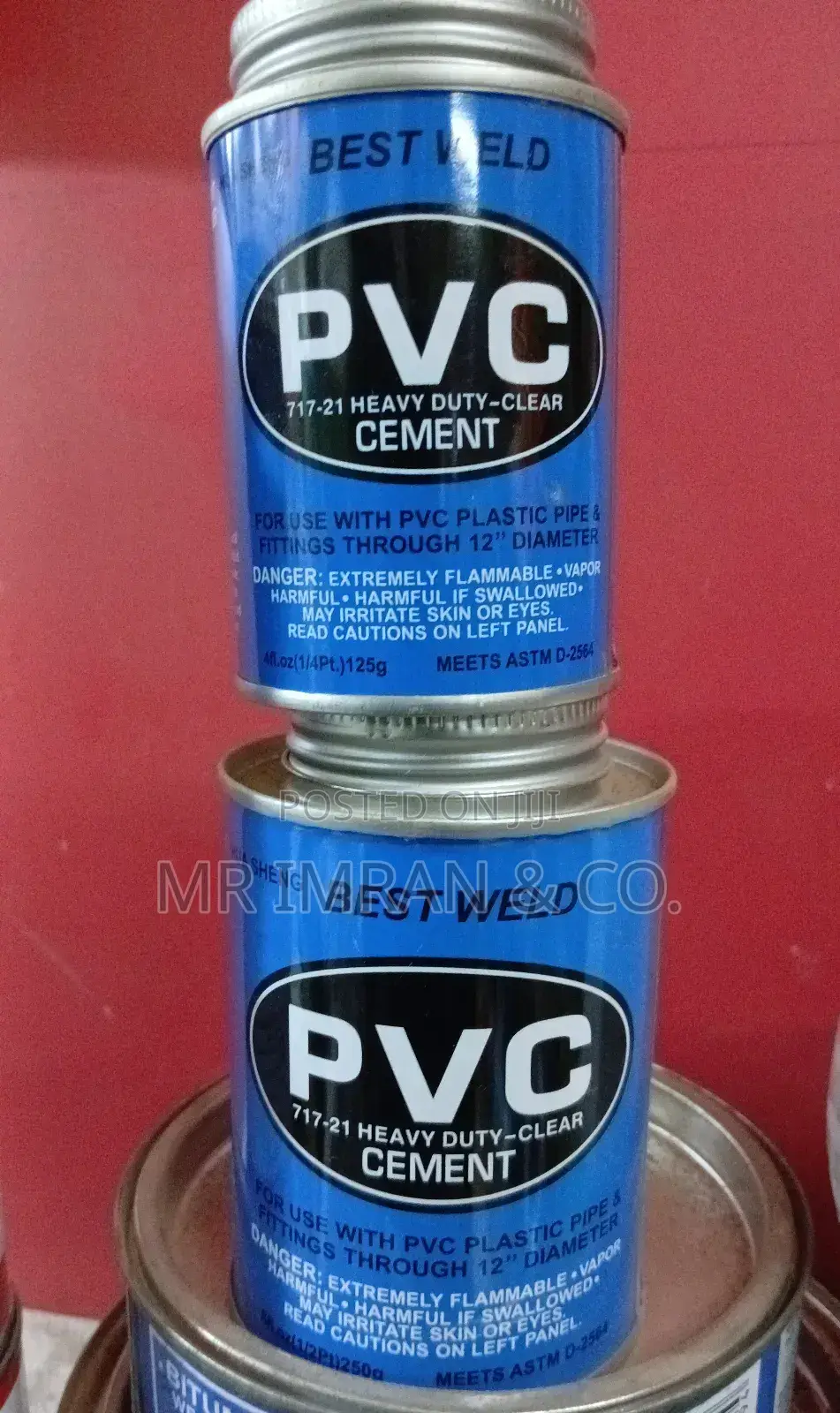 High-strength Solvent Cement