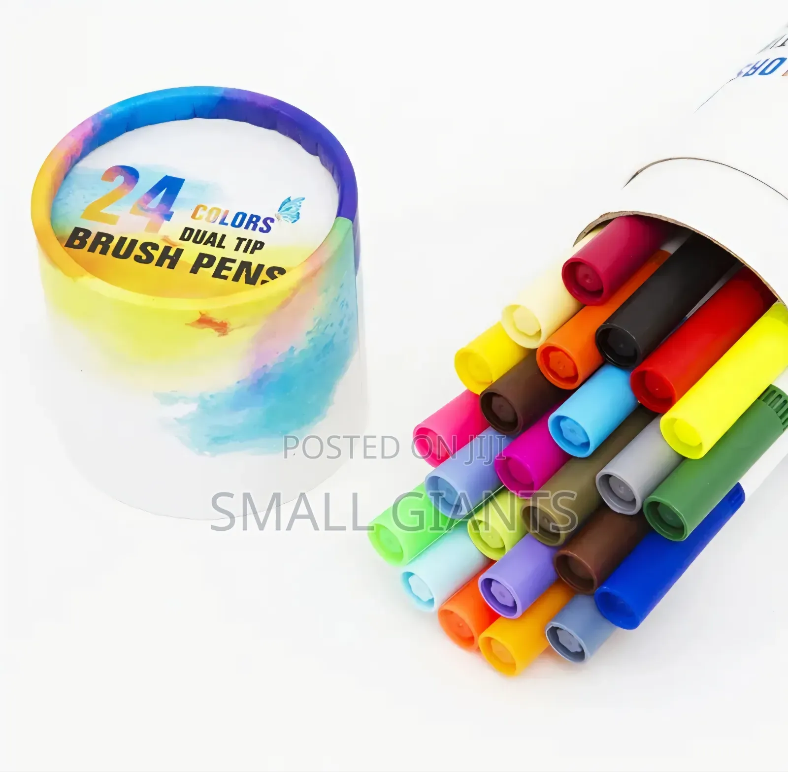 24 Colors Dual Tip Brush Pens