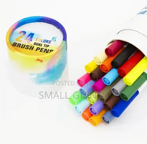 24 Colors Dual Tip Brush Pens