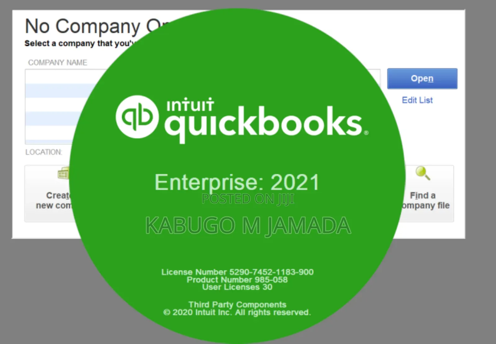 Intuit Quickbooks Enterprise Uk 2021 (Lifetime License)