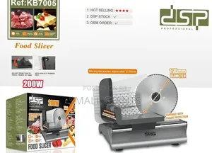 DSP Kb7005 Electric Food Slicer.