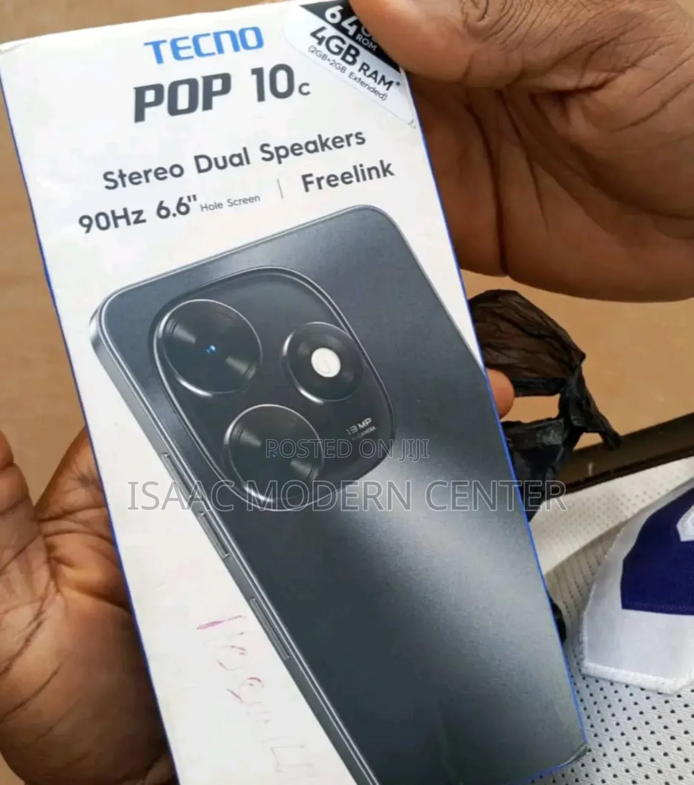 New Tecno Pop 10C 64 GB Black