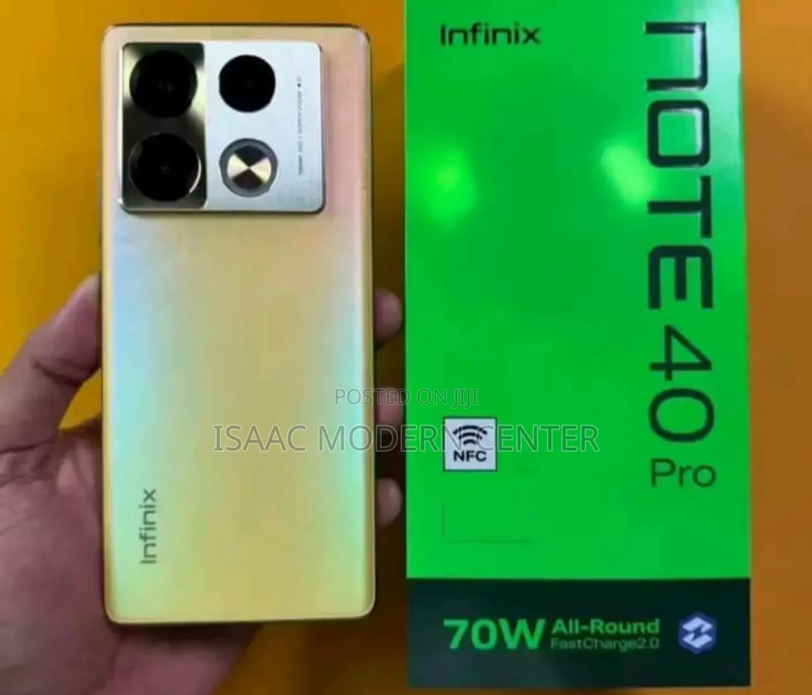 New Infinix Note 40 256 GB Gold