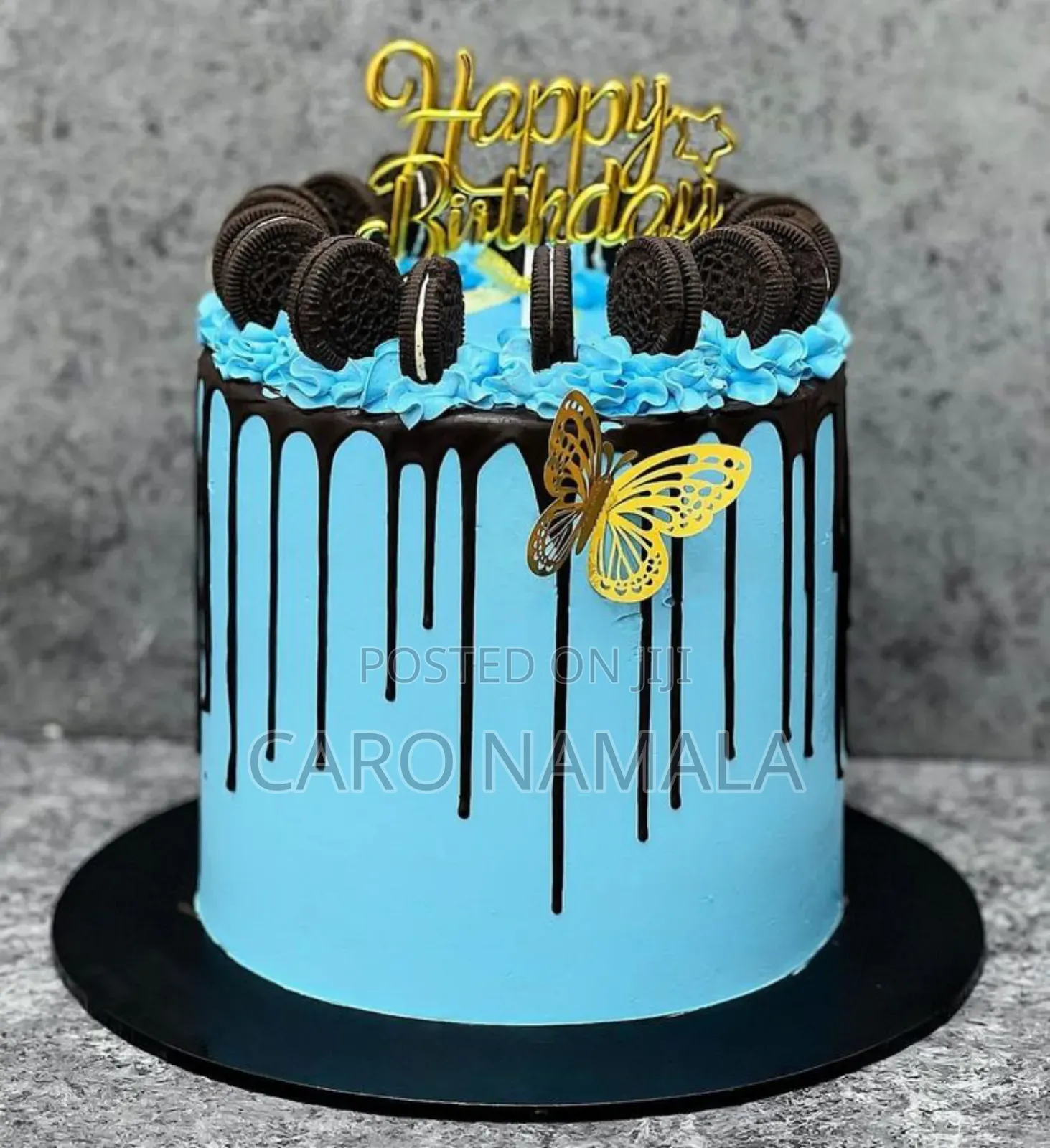Beautiful Blue Cake