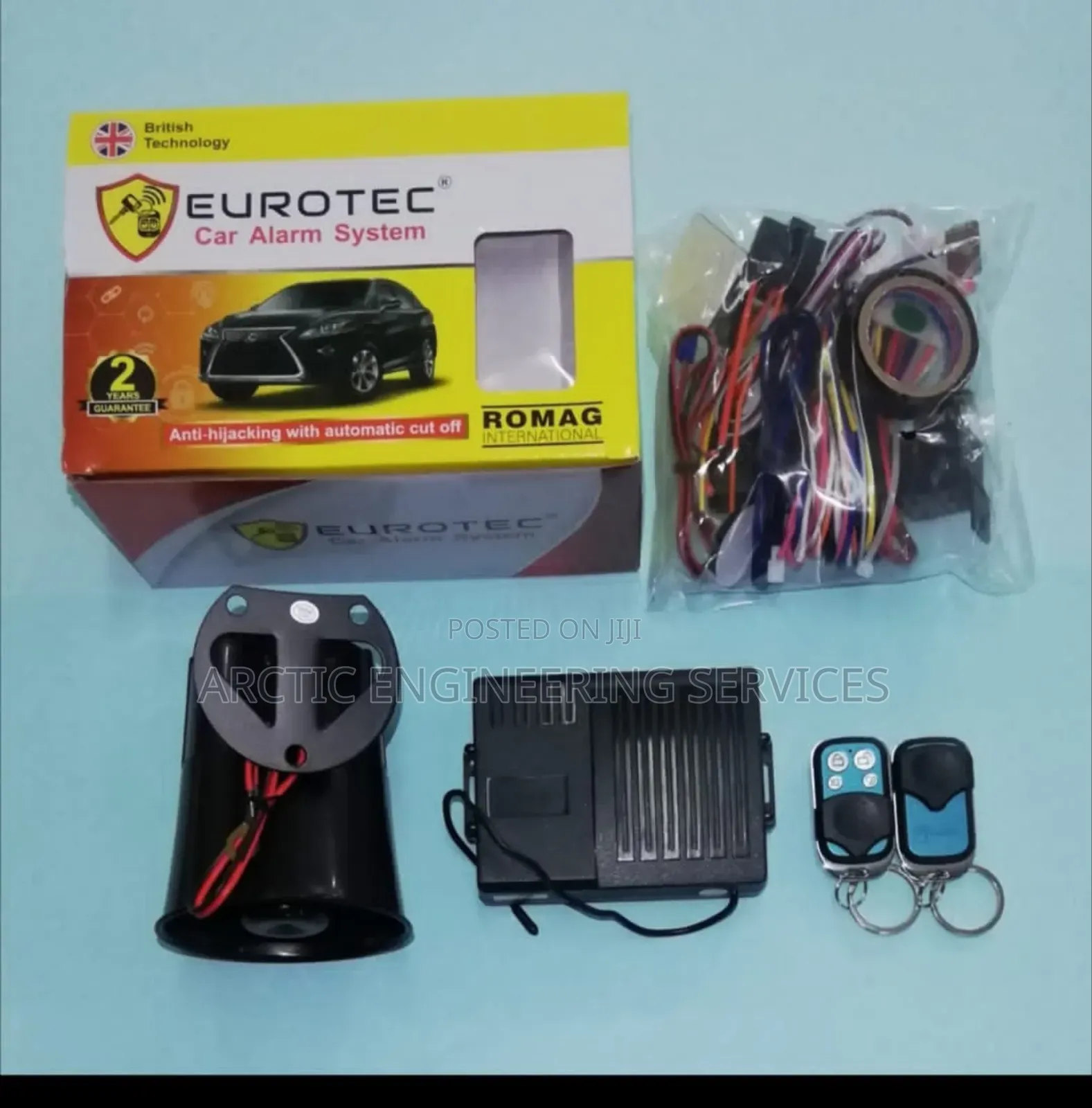 Six Tone Car Alarm With Secret Button