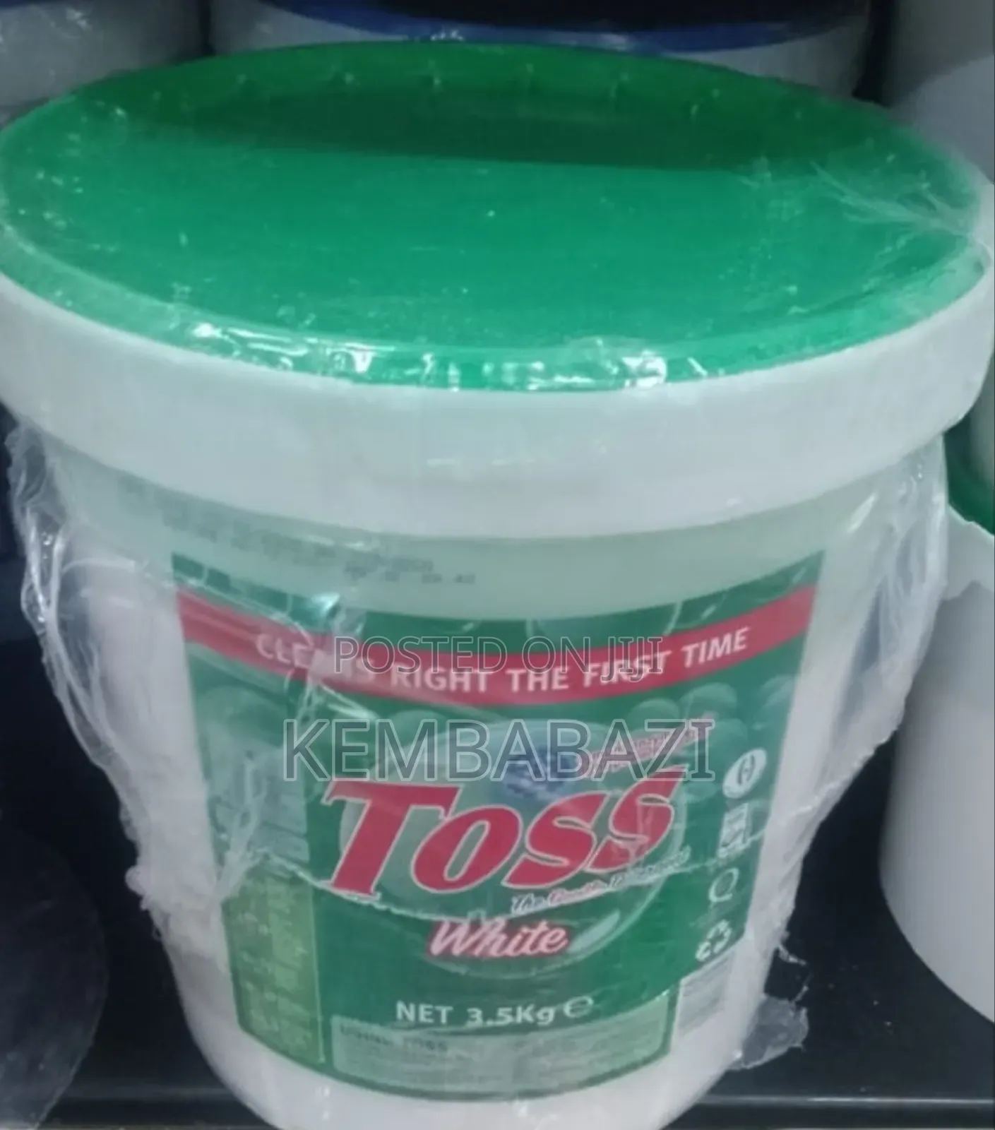 3.5kg Bucket of Toss Washing Powder.