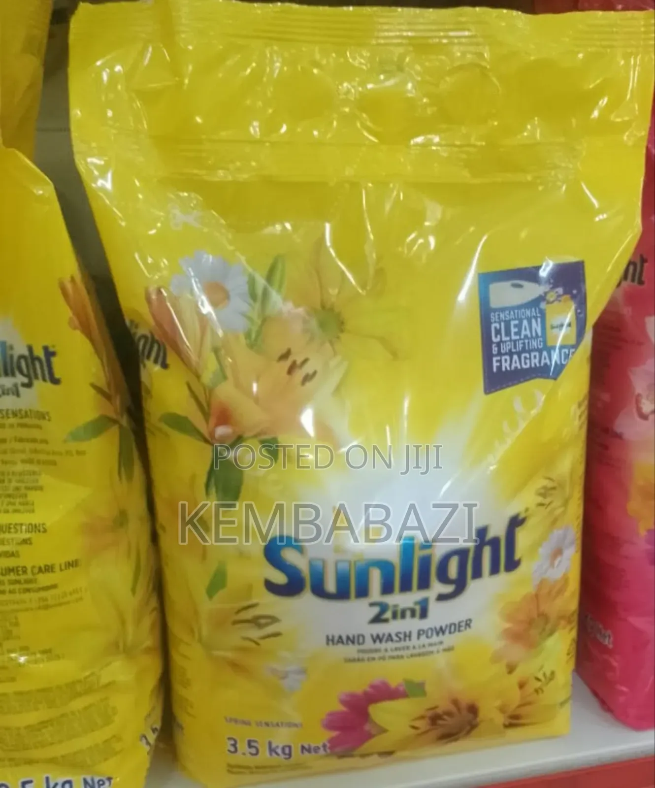3.5 Kg Pack of Sunlight 2in1 Hand Wash Powder