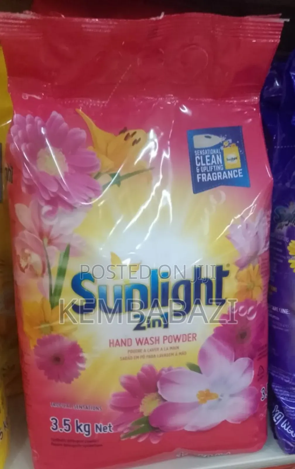 3.5 Kg Pack of Sunlight 2in1 Hand Wash Powder