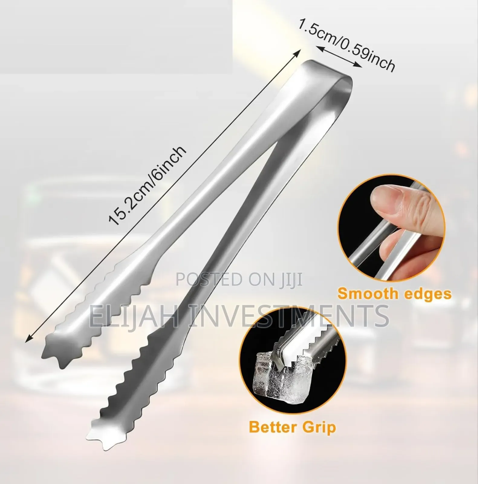 2pcs Ice Cube Tongs