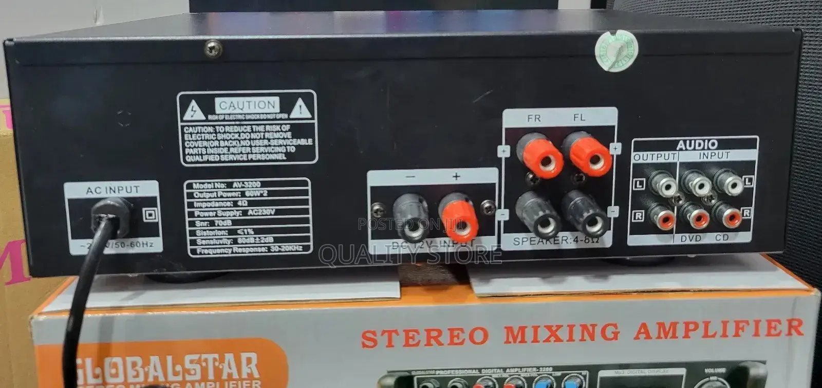 Global Star Stereo Mixing Amplifier Gs-Av3200