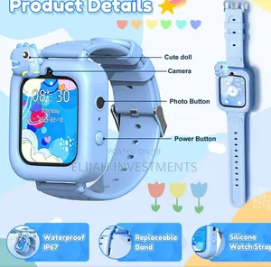 Kids Smart Watch With Camera Games