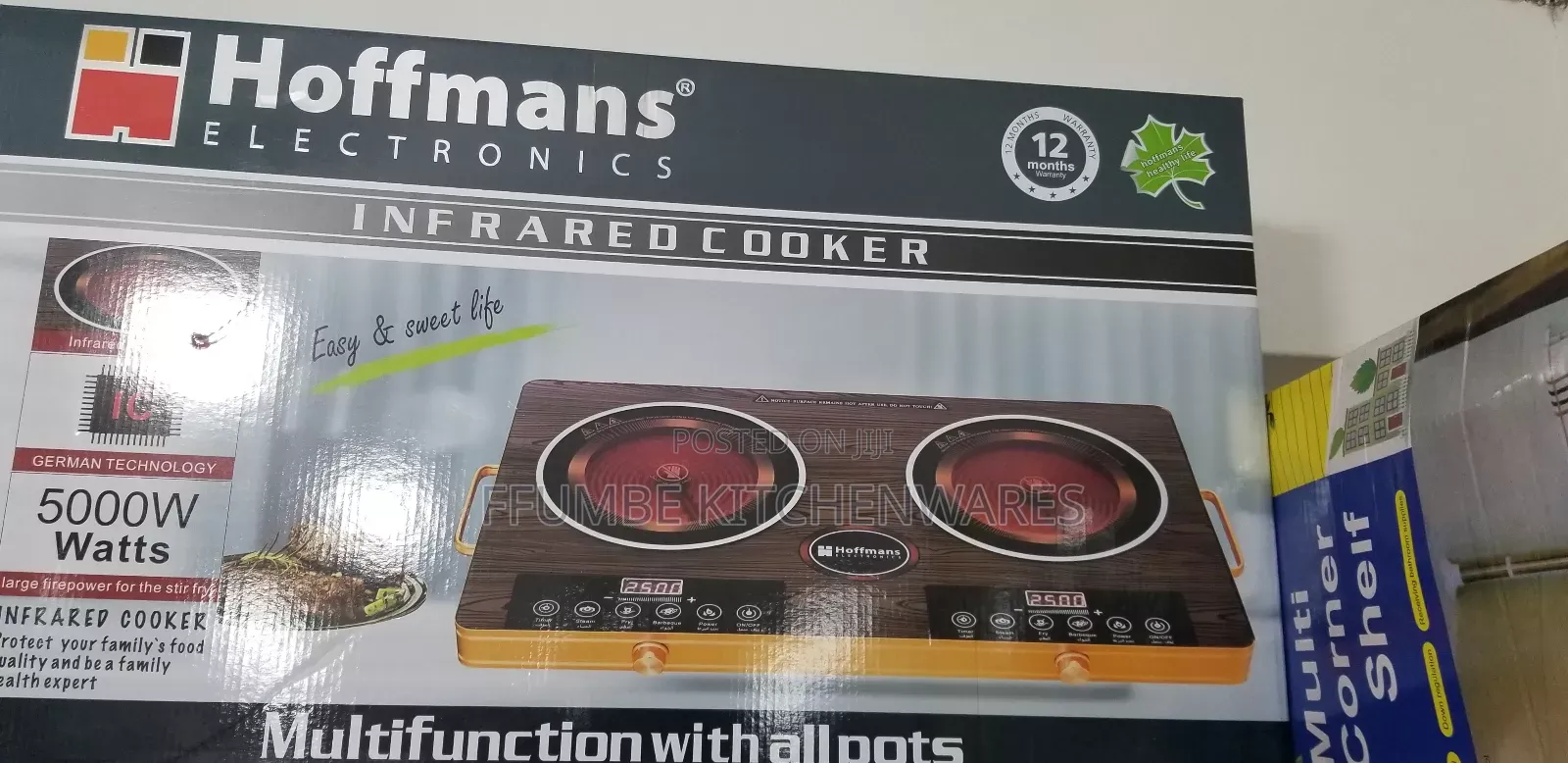 Cooker Infrared Double or Hot Plate