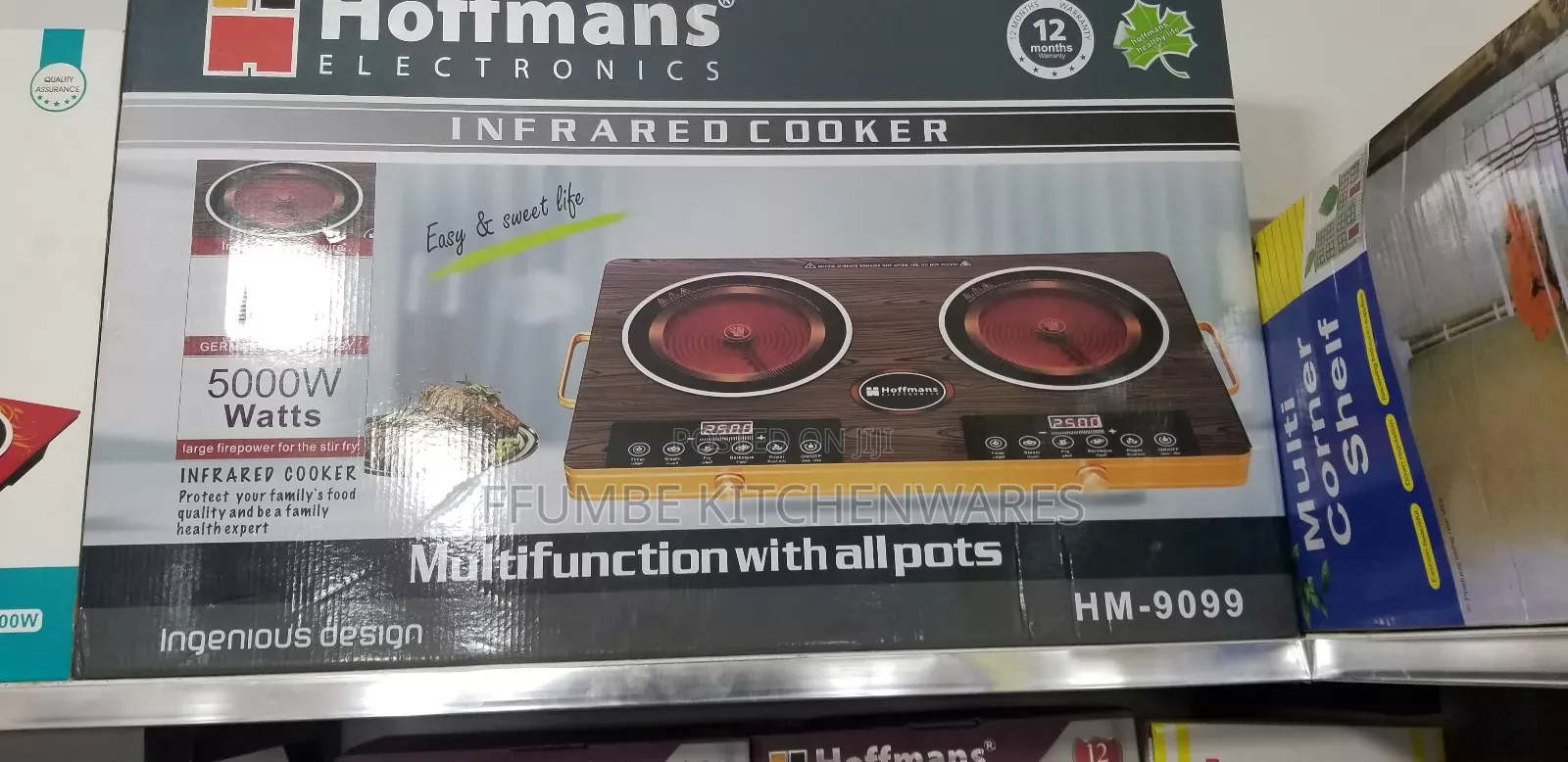 Cooker Infrared Double or Hot Plate