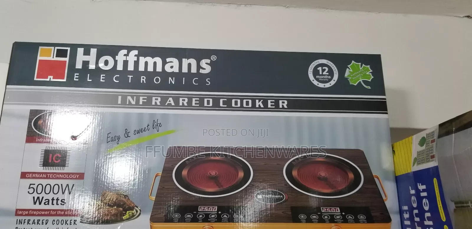 Cooker Infrared Double or Hot Plate
