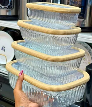 4pcs Airtight Multifunctional Fridge Organizer Containers