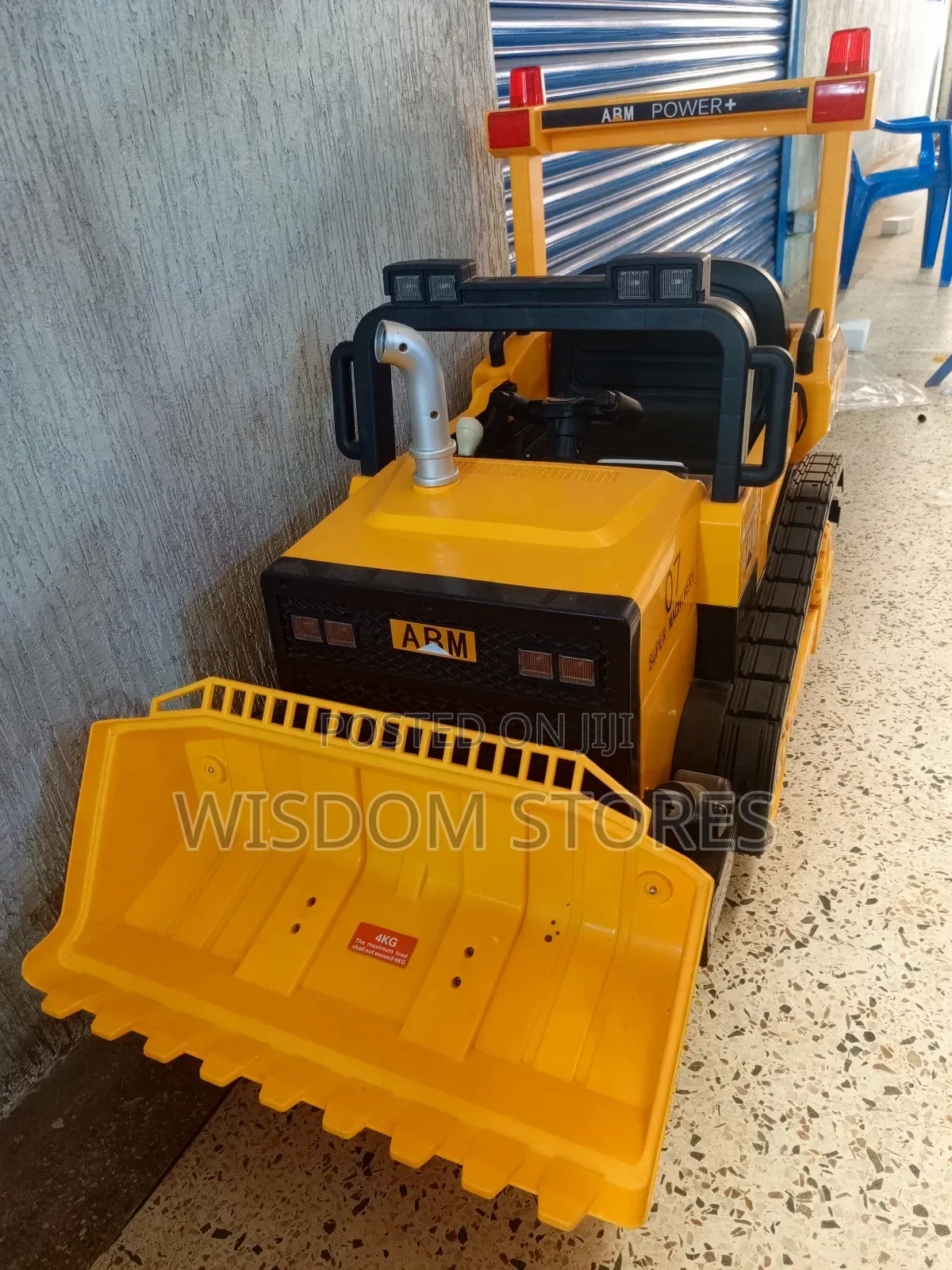 Super Toys Abm-6188 Electric Ride-on Bulldozer.