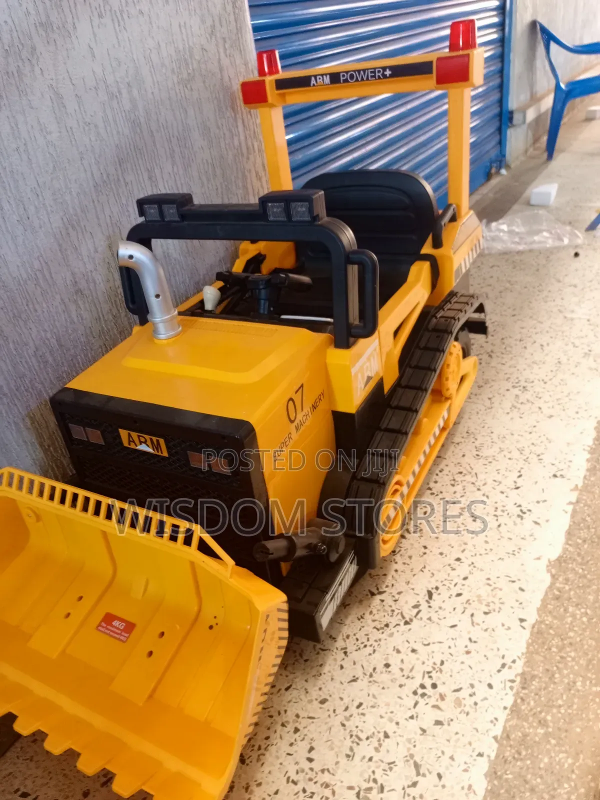 Super Toys Abm-6188 Electric Ride-on Bulldozer.
