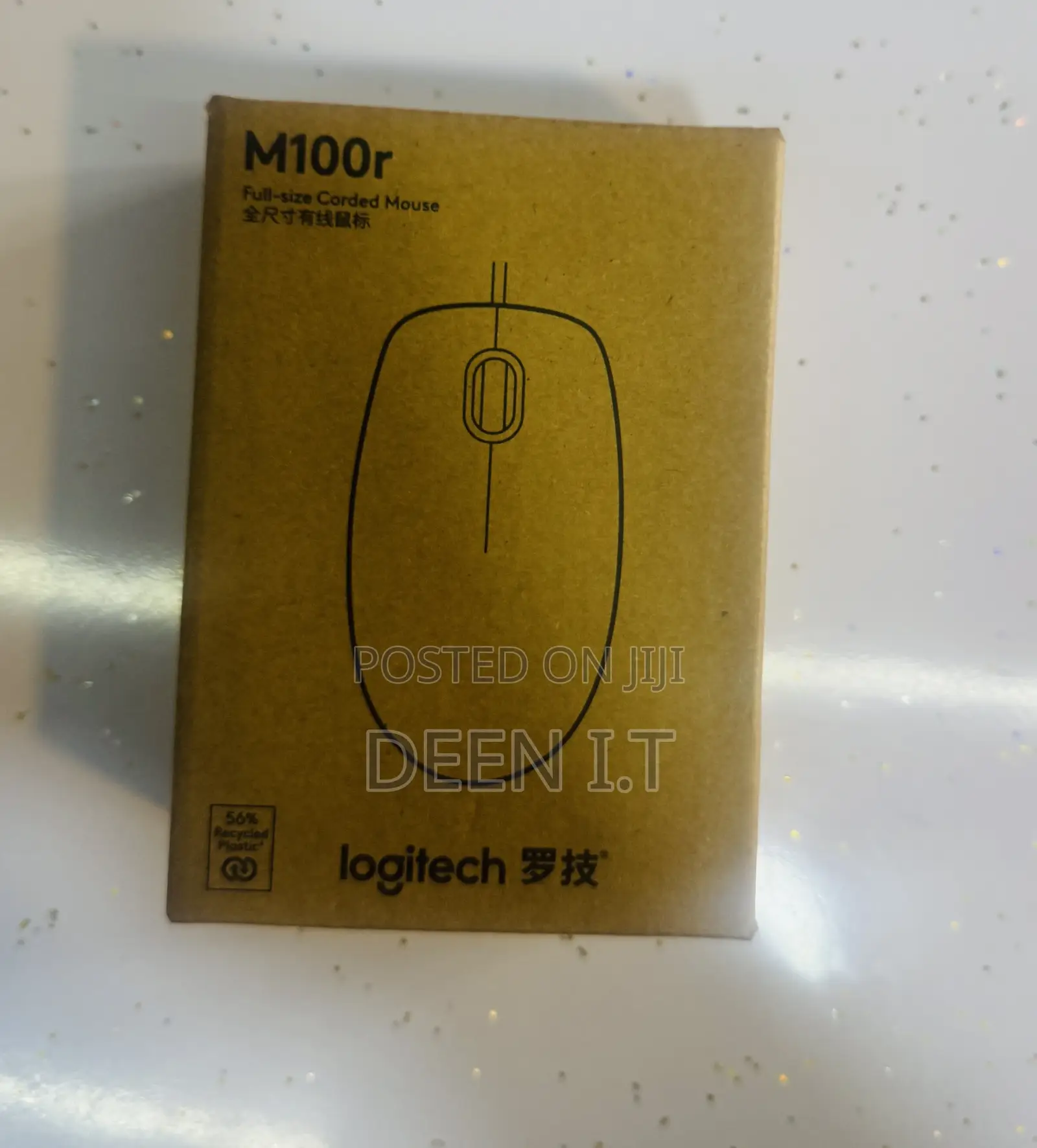 Logitech M100r Corded Mouse - Wired