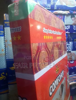 Super Density Mattress.4*6*6inches.( Red)